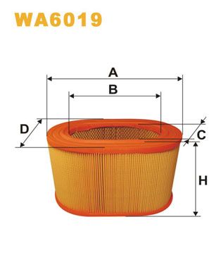 WIX FILTERS Ilmansuodatin WA6019